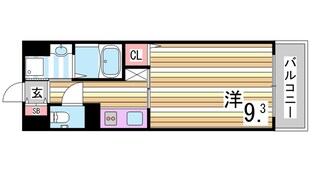 ベルフェリーク新神戸の物件間取画像